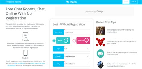 chatiw free chat|Free no registration chat: Top Chatib & Chatiw Alternative.